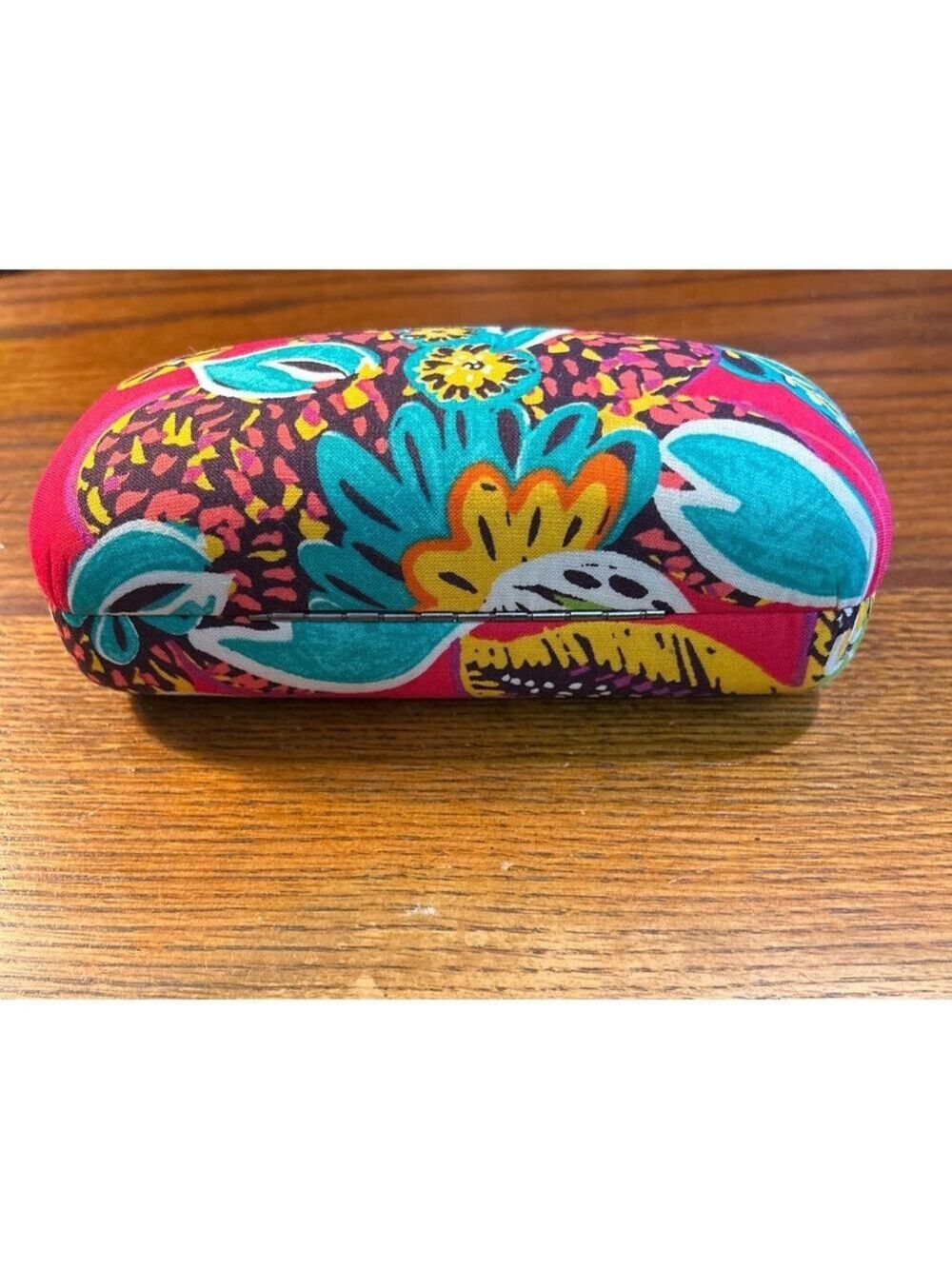 Women's Vera Bradley Red Multicolor Floral Glasses Case One Size - Picture 2 of 8